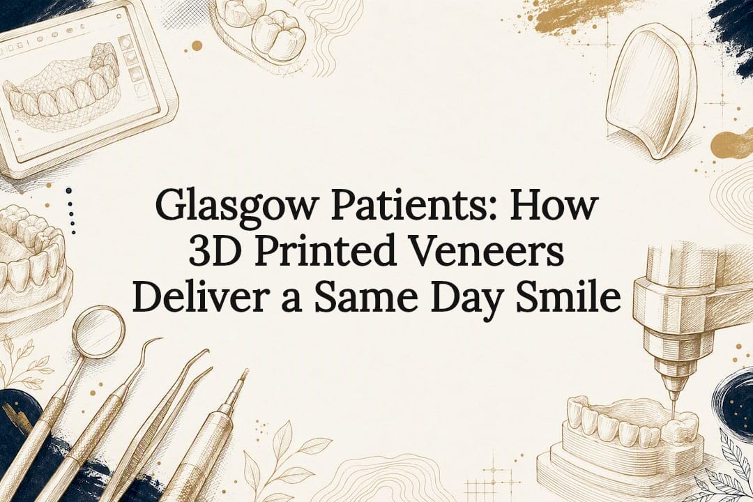Glasgow Patients: How 3D Printed Veneers Deliver a Same Day Smile