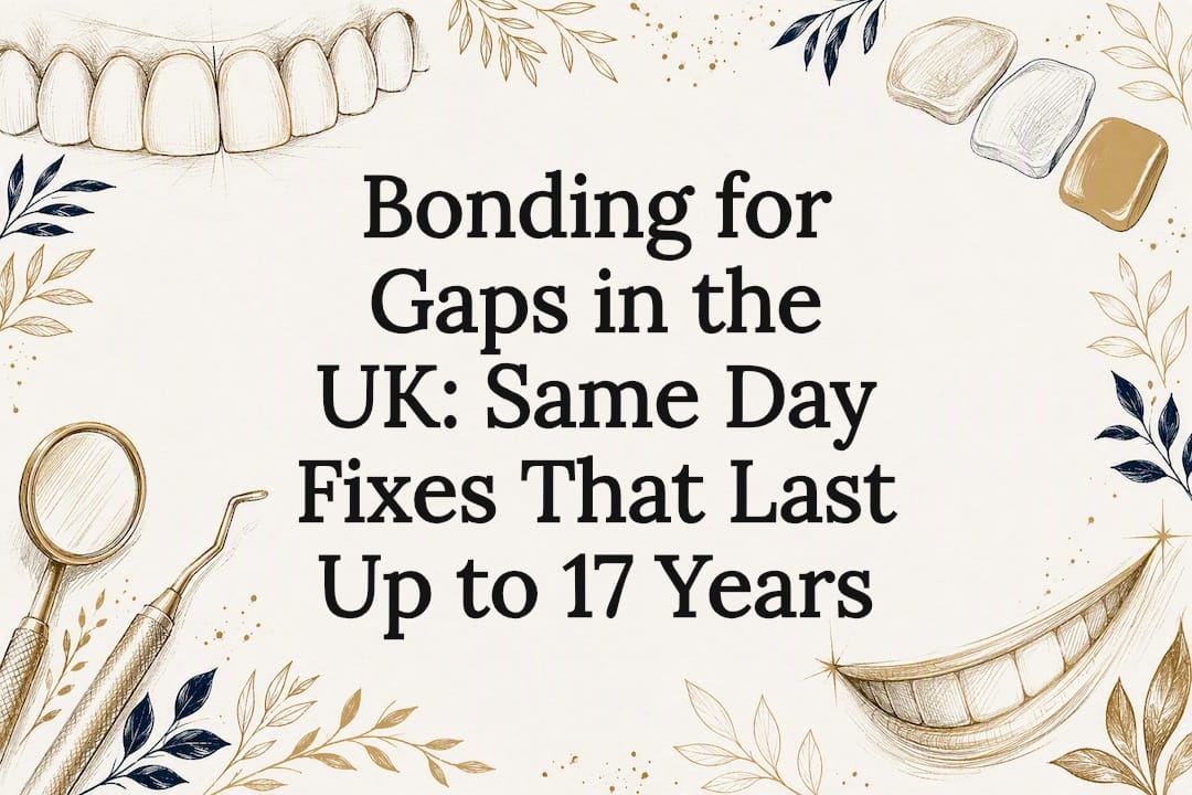 Bonding for Gaps in the UK: Same Day Fixes That Last Up to 17 Years