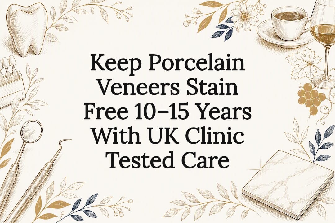 Keep Porcelain Veneers Stain Free 10–15 Years With UK Clinic Tested Care