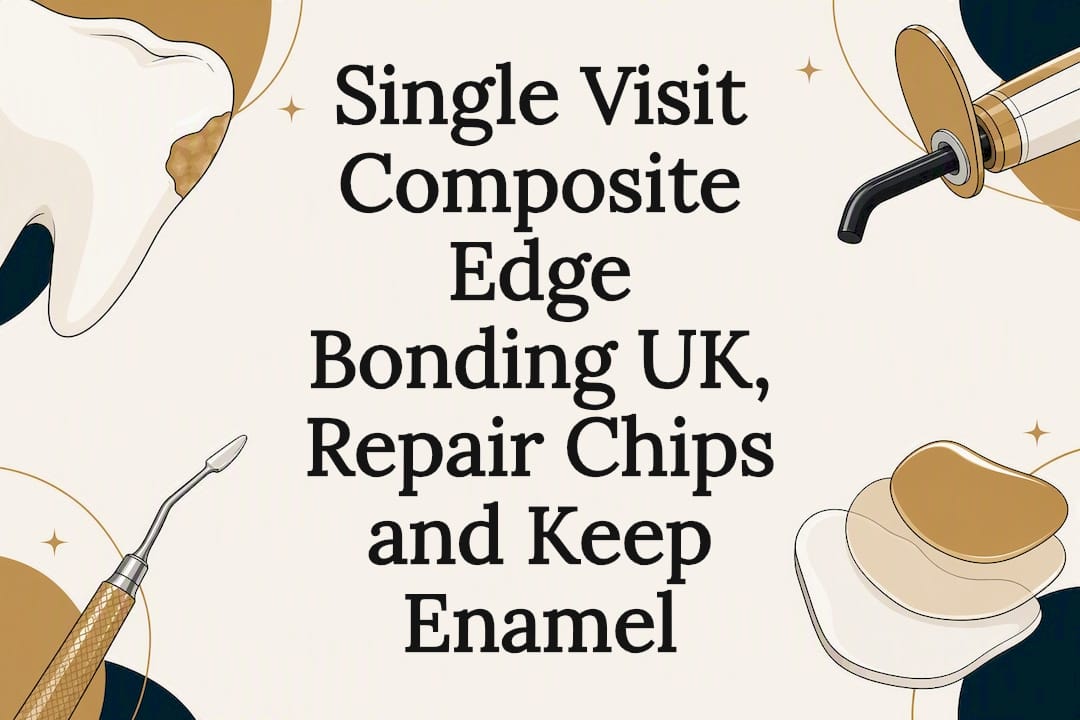 Single Visit Composite Edge Bonding UK, Repair Chips and Keep Enamel