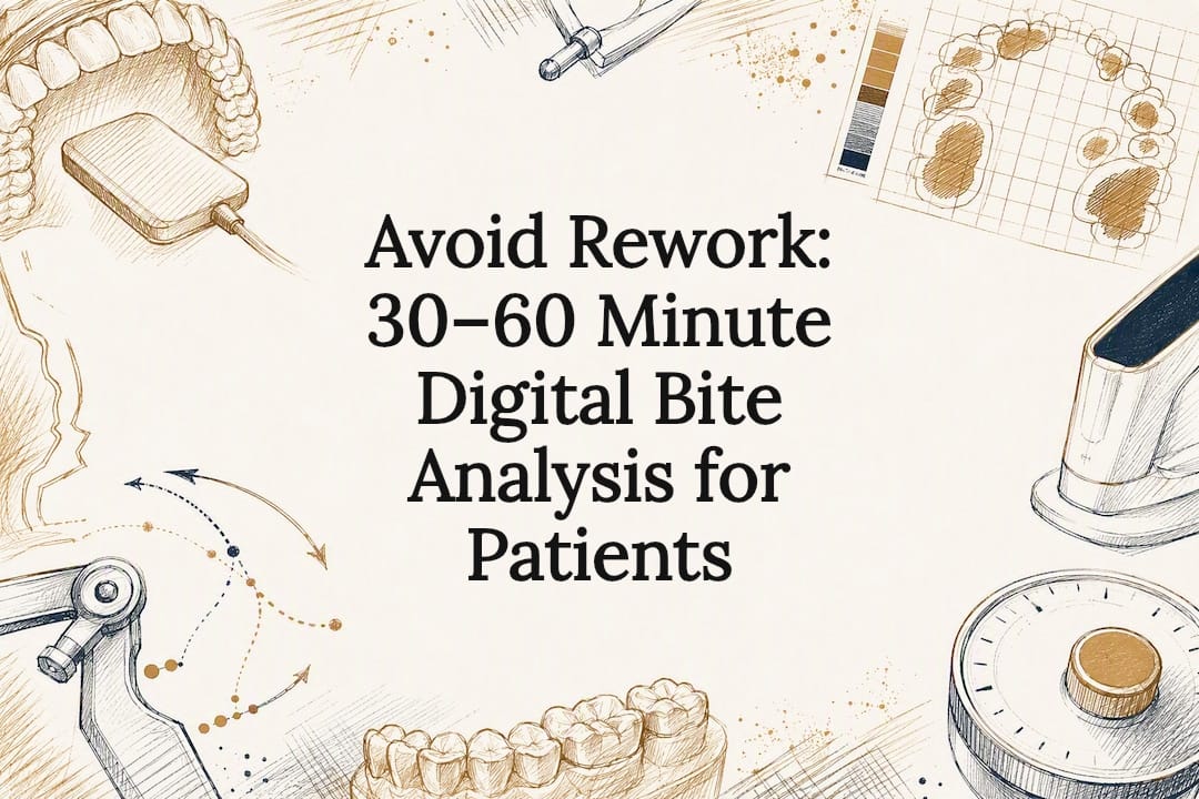Avoid Rework: 30–60 Minute Digital Bite Analysis for Patients