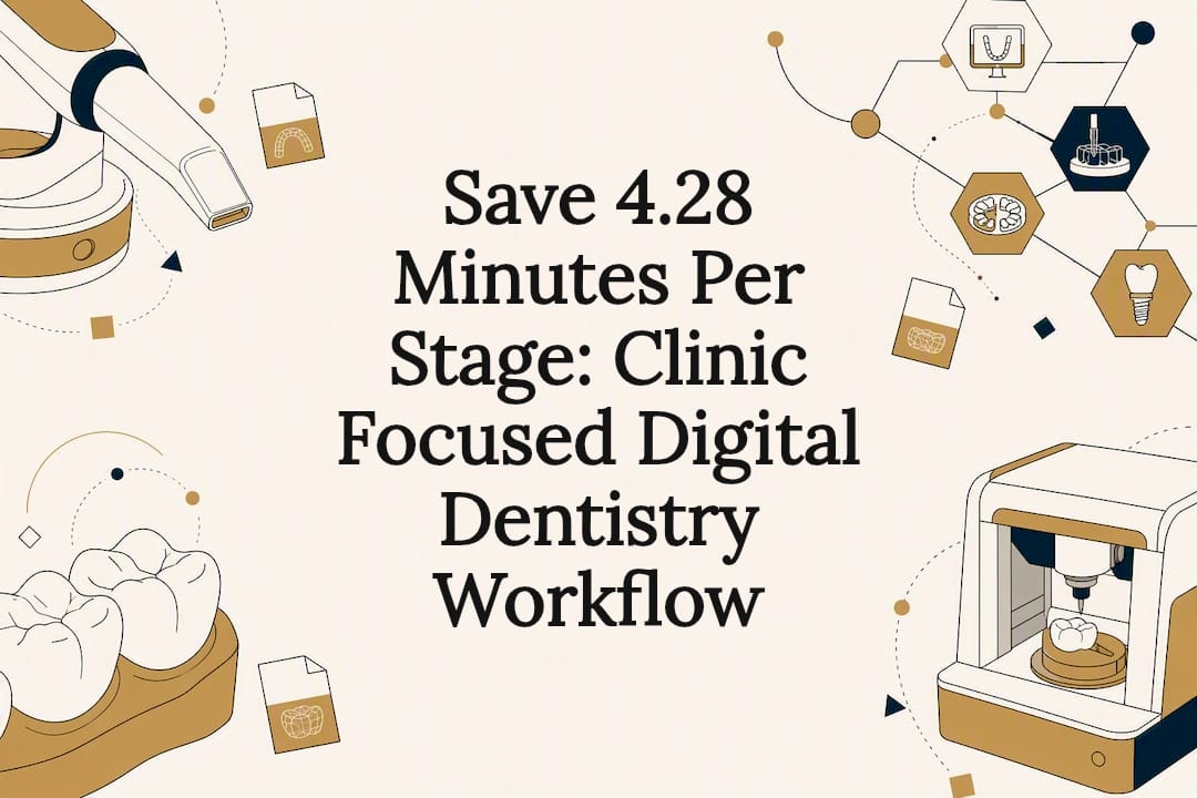 Save 4.28 Minutes Per Stage: Clinic Focused Digital Dentistry Workflow