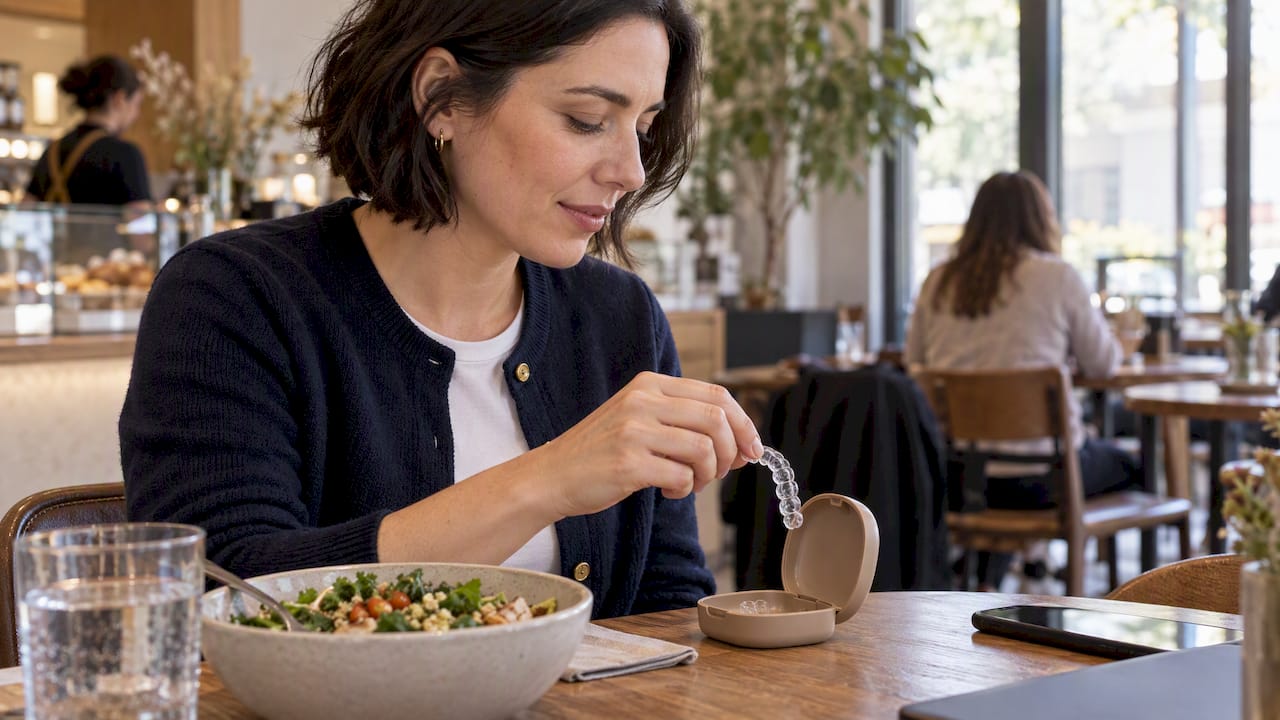 Eating With Invisalign Without Cutting Into 22 Hours of Wear