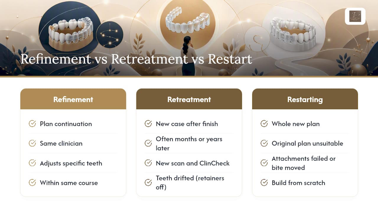 Comparison of refinement retreatment and restart