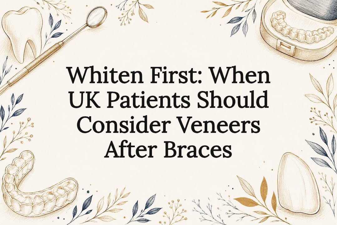 Whiten First: When UK Patients Should Consider Veneers After Braces
