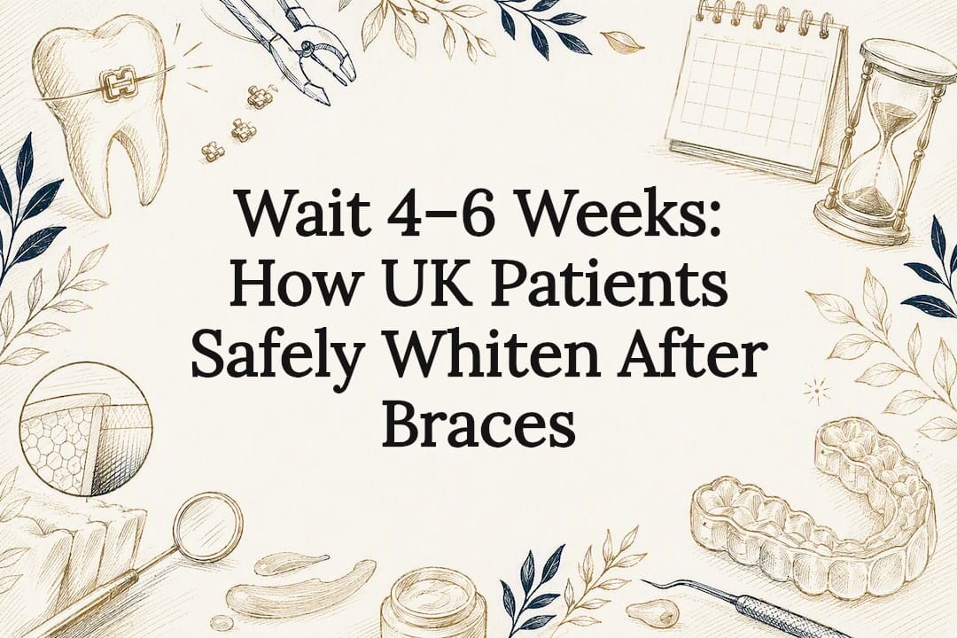 Wait 4–6 Weeks: How UK Patients Safely Whiten After Braces