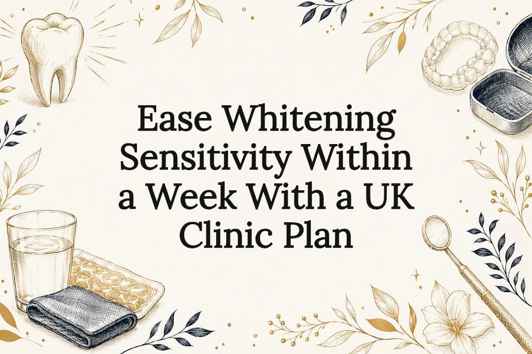 Ease Whitening Sensitivity Within a Week With a UK Clinic Plan