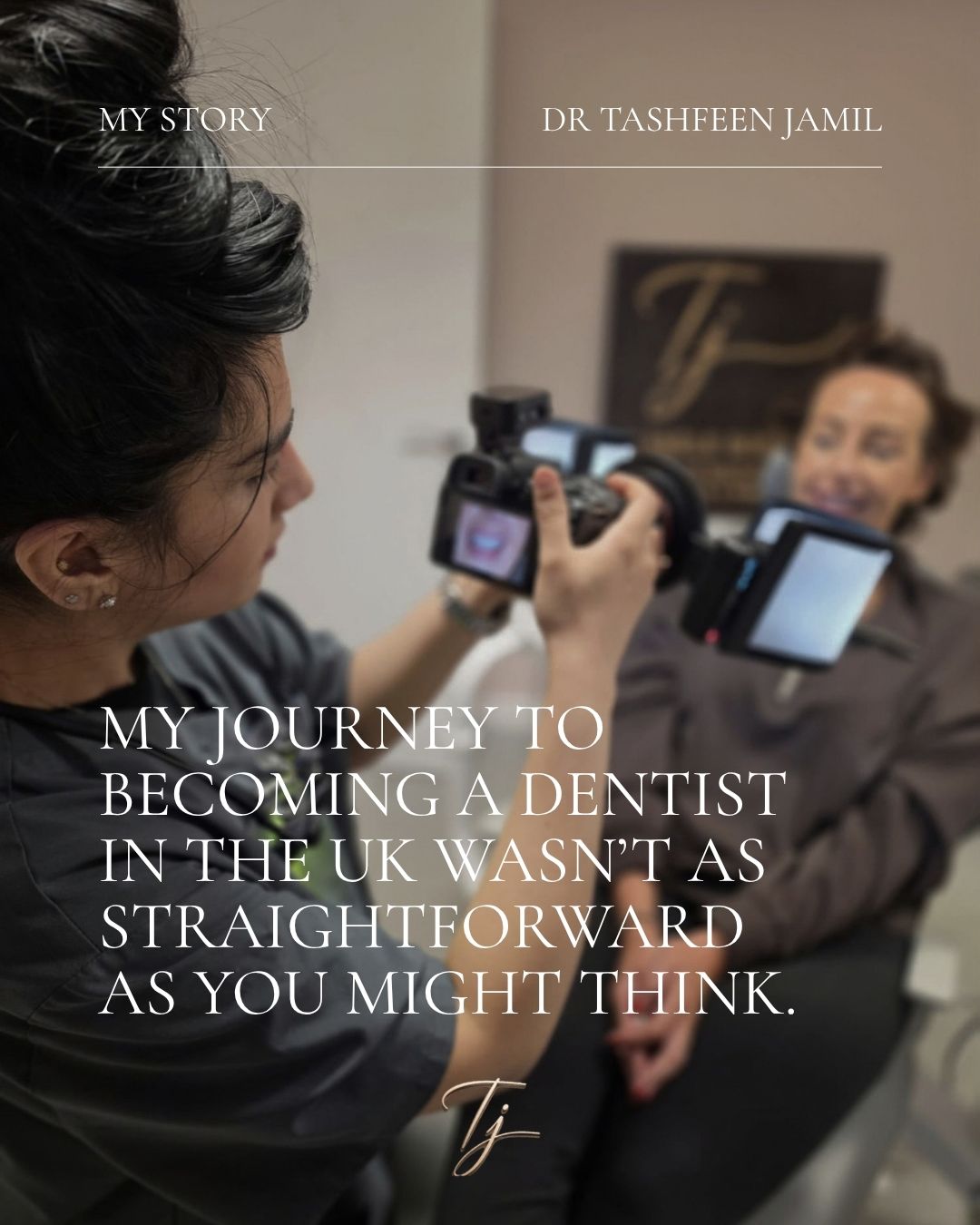 People see the finished smile. They don’t always see what it took to get me here. I qualified as a dentist in Pakistan before making the decision to… — image 1 of 8