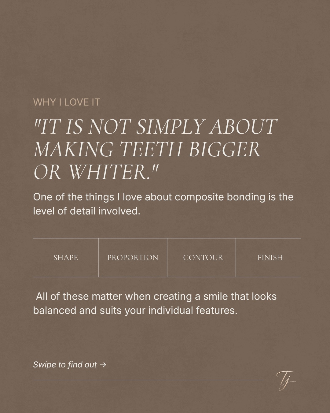 When someone comes to me wanting to change their smile, I always want to understand what it is that bothers them and what they would love to see… — image 4 of 7