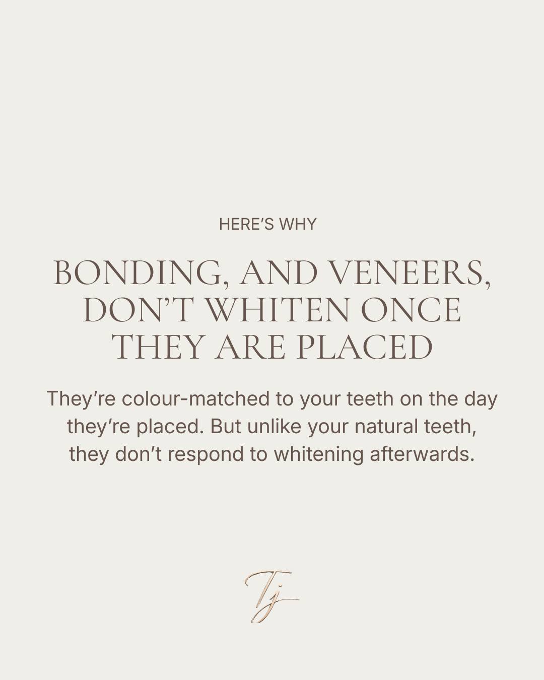 Whitening after bonding is the most expensive mistake I see. And it's completely avoidable. Composite bonding and veneers are colour-matched to your… — image 2 of 5
